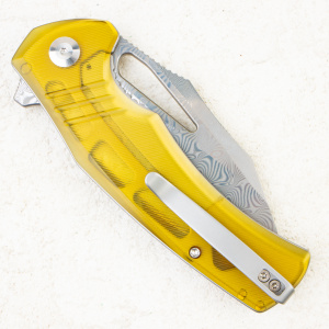 Нож CIVIVI BullTusk Flipper & Thumb Hole Knife Polished Ultem, C23017-DS1 - складной туристические ножи из стали Нож CIVIVI BullTusk Flipper & Thumb Hole Knife Polished Ultem, C23017-DS1 - складной туристические ножи из стали