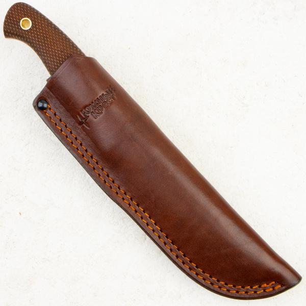 Нож Южный Крест Нессмук Норд Хантер, CPR, Convex, Micarta Coyote, Насечка, 231