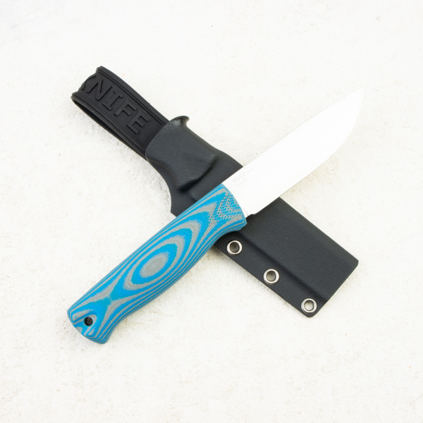 Нож OWL Hoot F, N690 Cryo, G10 Gray/Blue, Kydex