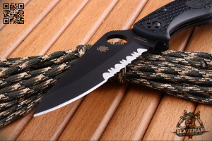 Spyderco Endura, Combo, Black Blade, VG-10 - складной туристические ножи из стали