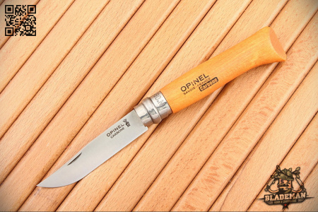 Нож Opinel №8, Углеродистая сталь, Бук - купить в интернет-магазине Blademan