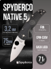 Нож Spyderco Native 5, CPM S30V, FRN Black, C41PBK5