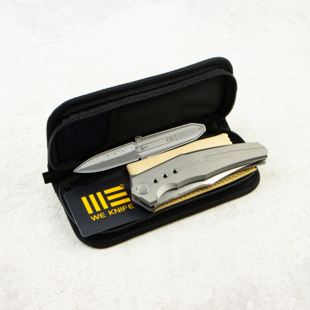 Нож WE Knife Kyklos, Satin, M390, Gray Titanium Handle, WE23086-4 Нож WE Knife Kyklos, Satin, M390, Gray Titanium Handle, WE23086-4