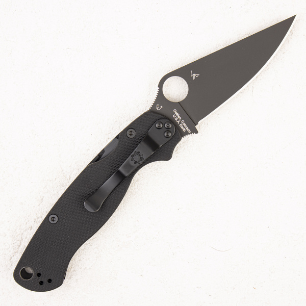 Нож Spyderco Paramilitary 2, S45VN Black, G10 Black, C81GPBK2