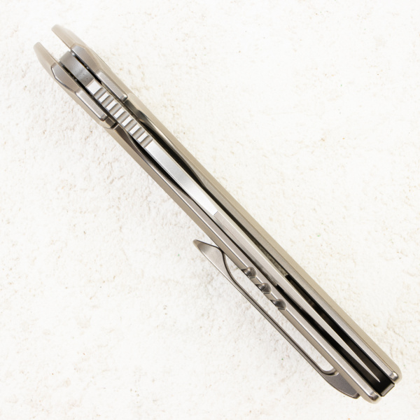 Нож WE Knife Nefaris, CPM 20CV, Carbon / Aluminum Foil / Titanium Handle - складной туристические ножи из стали