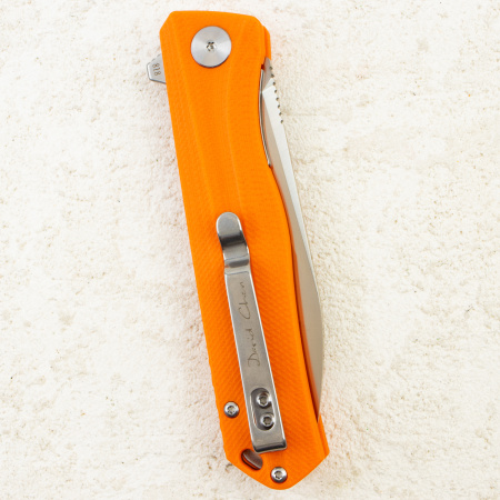 Нож Petrified Fish Forward, D2, Satin, G10 Orange Handle, PF818OS Нож Petrified Fish Forward, D2, Satin, G10 Orange Handle, PF818OS