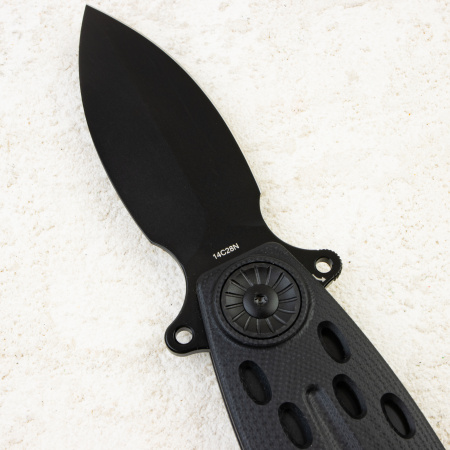 Нож QSP Beetle, Black 14C28N, G10 Black, QS162-B Нож QSP Beetle, Black 14C28N, G10 Black, QS162-B