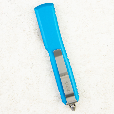 Нож Microtech Ultratech, Satin, M390, Aluminium Blue, 121-4 BL Нож Microtech Ultratech, Satin, M390, Aluminium Blue, 121-4 BL