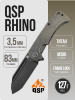 Нож QSP Rhino, M390 Black, Titanium Black Нож QSP Rhino, M390 Black, Titanium Black