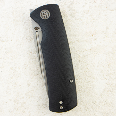 Нож Petrified Fish Beluga, K110, Sandblasting, G10 Black Handle, PFP01D Нож Petrified Fish Beluga, K110, Sandblasting, G10 Black Handle, PFP01D
