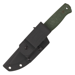 Нож HOT Knife Hoot, Cerakote Camo, D2, Micarta Green Handle, Kydex