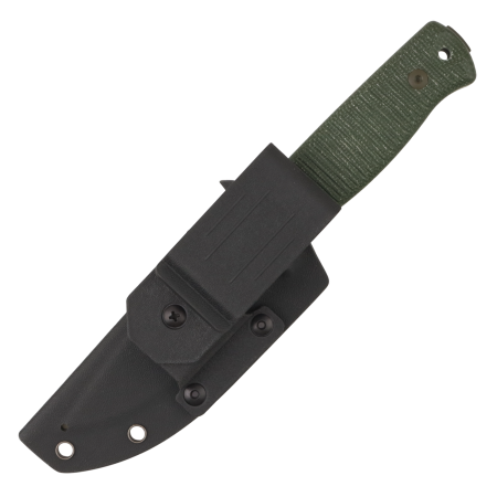 Нож HOT Knife Hoot, Cerakote Camo, D2, Micarta Green Handle, Kydex