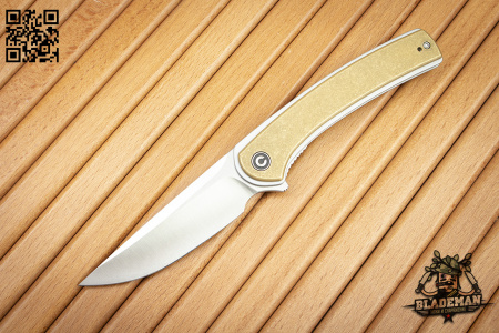 Нож CIVIVI Asticus, D2, Brass - купить в интернет-магазине Blademan