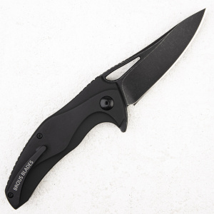 Нож Brous Blades Exo-Black/Acid Stonewash, D2, Titanium Black, BRB94 Нож Brous Blades Exo-Black/Acid Stonewash, D2, Titanium Black, BRB94