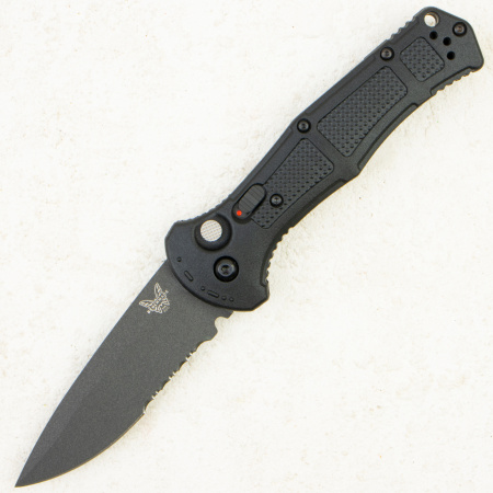 Нож Benchmade Claymore Combo, D2, Grivory Black, 9070SBK