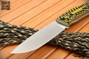 Нож OWL Barn F, Sleipner, G10 Black-Yellow, Kydex - купить в интернет-магазине Blademan