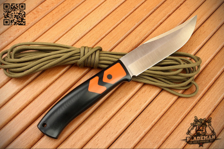 Нож Apus Knives Destruktor West, N690, G10 Black-Orange, Kydex Black - купить в интернет-магазине Blademan