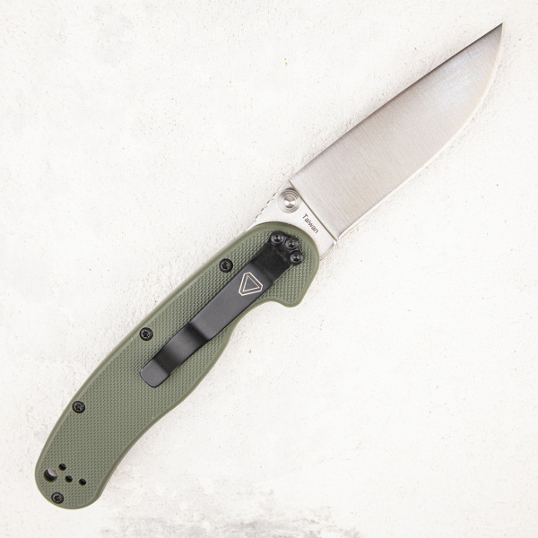 Нож Ontario Rat 2, AUS-8, Satin, Olive Handle, 8860OD