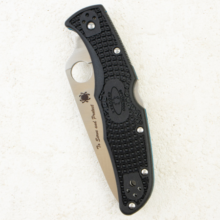 Нож Spyderco Endura 4 Thin Blue Line, VG-10, FRN Black, C10FPSBKBL Нож Spyderco Endura 4 Thin Blue Line, VG-10, FRN Black, C10FPSBKBL
