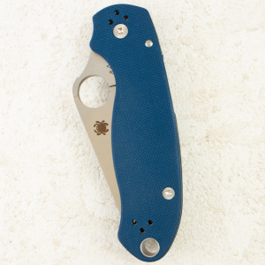 Нож Spyderco Paramilitary 3, CPM SPY27, G10 Blue, C223GPCBL Нож Spyderco Paramilitary 3, CPM SPY27, G10 Blue, C223GPCBL