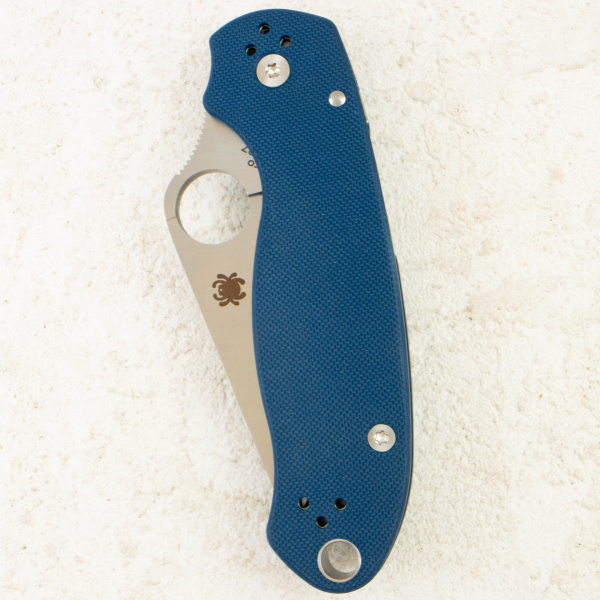 Нож Spyderco Paramilitary 3, CPM SPY27, G10 Blue, C223GPCBL