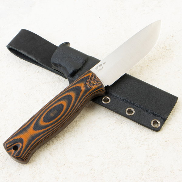 Нож OWL Hoot F, N690 Cryo, G10 Black/Orange, Kydex