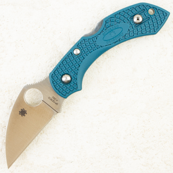 Нож Spyderco Dragonfly 2 Wharncliffe, K390, FRN Blue, C28FP2WK390