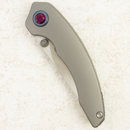 Нож Maxace YU, Bohler M390, Titanium Orange Peel Нож Maxace YU, Bohler M390, Titanium Orange Peel