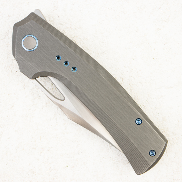 Нож WE Knife Nefaris, CPM 20CV, Titanium Gray - складной туристические ножи из стали