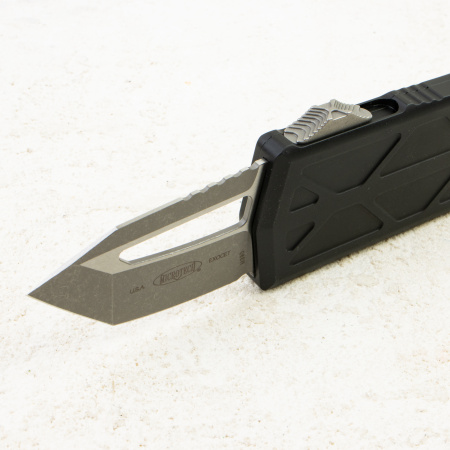 Нож Microtech Exocet, Apocalyptic, CTS-XHP, Aluminum Black, 158-10 AP Нож Microtech Exocet, Apocalyptic, CTS-XHP, Aluminum Black, 158-10 AP