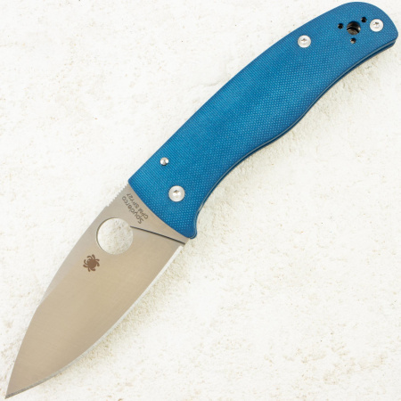 Нож Spyderco Bodacious, CPM SPY27, G10 Cobalt Blue Handle, C263GPCBL