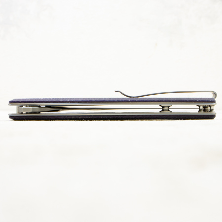 CIVIVI BullTusk Flipper & Thumb Hole Knife Purple