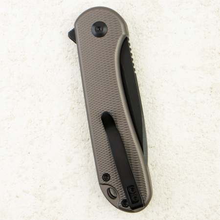Нож CIVIVI Elementum II, Black Stonewashed Nitro-V, Gray  Aluminum Handle, C18062PD-1 Нож CIVIVI Elementum II, Black Stonewashed Nitro-V, Gray  Aluminum Handle, C18062PD-1
