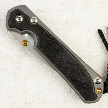 Нож Chris Reeve Small Sebenza 31 Inlay, Polished CPM MagnaCut, Titanium/Bog Oak, S31-1136 Нож Chris Reeve Small Sebenza 31 Inlay, Polished CPM MagnaCut, Titanium/Bog Oak, S31-1136