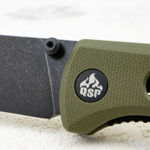 Нож QSP Canary Folder, 14C28N, Olive G10 Handle, QS150-F2 Нож QSP Canary Folder, 14C28N, Olive G10 Handle, QS150-F2