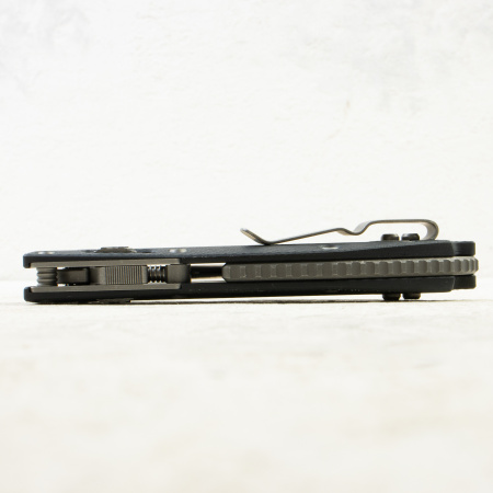 Нож Microtech Stitch RAM-LOK, Apocalyptic, M390, Fluted G10 Black, 169RL-10 Нож Microtech Stitch RAM-LOK, Apocalyptic, M390, Fluted G10 Black, 169RL-10
