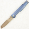 Mr.Blade Snob, M390 Satin, Titanium Blue Mr.Blade Snob, M390 Satin, Titanium Blue