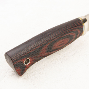 Нож Южный Крест Бер Эксперт, Elmax, Микарта красно-черная, насечка - купить в интернет-магазине Blademan