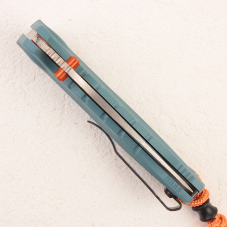 Нож Benchmade Mini Adira, MagnaCut, Depth Blue Grivory Handle, 18065, (Water Collection)