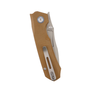 Нож Remette Rhino, 14C28N, Micarta Brown Handle, MC26A