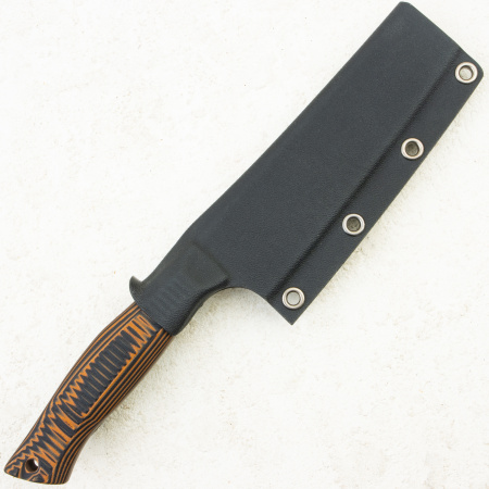 Нож OWL S120 F, N690 Cryo, G10 Black/Orange Handle, Kydex