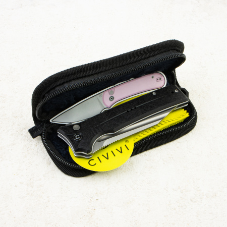 Нож CIVIVI Neurohaptic, Stonewashed Nitro-V, Shredded G10 Black Handle, C23080-2