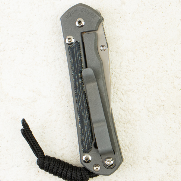 Нож Chris Reeve Small Sebenza 31 Inlay, CPM MagnaCut, Titanium/Black Canvas Micarta Handle, S31-1200