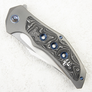 Нож WE Knife Magnetron, CPM 20CV, Titanium/Aluminum Foil Carbon Fiber - складной туристические ножи из стали Нож WE Knife Magnetron, CPM 20CV, Titanium/Aluminum Foil Carbon Fiber - складной туристические ножи из стали