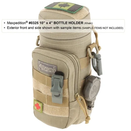 Подсумок MAXPEDITION Bottle Holder, 2L, Khaki, 0325K Подсумок MAXPEDITION Bottle Holder, 2L, Khaki, 0325K