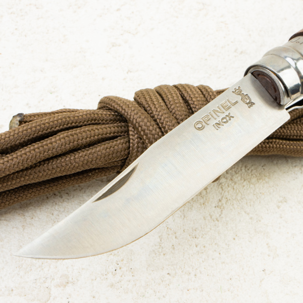 Нож Opinel №6, 12C27, Nut Wood, 2025