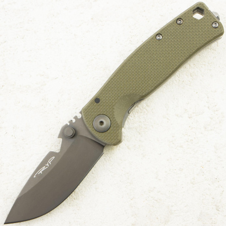 Нож DPX Gear HEST/F Urban, CPM 154, Titanium/G10 OD Green Handle, DPHSF060 Нож DPX Gear HEST/F Urban, CPM 154, Titanium/G10 OD Green Handle, DPHSF060
