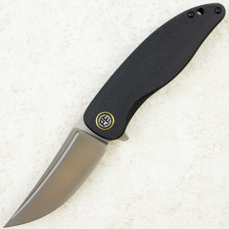 Нож Petrified Fish Simum, Satin, K110, Micarta Black Handle, PFP06DMS Нож Petrified Fish Simum, Satin, K110, Micarta Black Handle, PFP06DMS