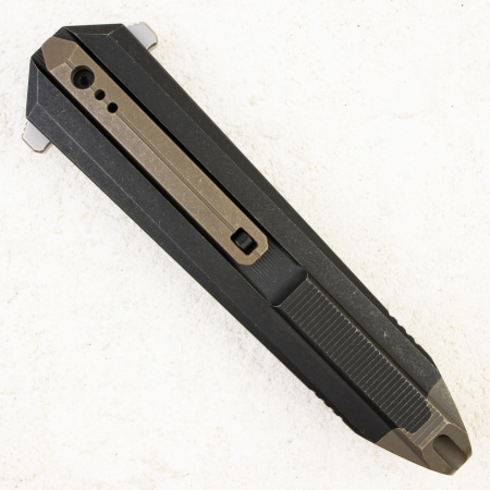 Нож WE Knife Diatomic, CPM 20CV, Bronze Endcap / Black Titanium Handle Нож WE Knife Diatomic, CPM 20CV, Bronze Endcap / Black Titanium Handle - купить в интернет-магазине Blademan