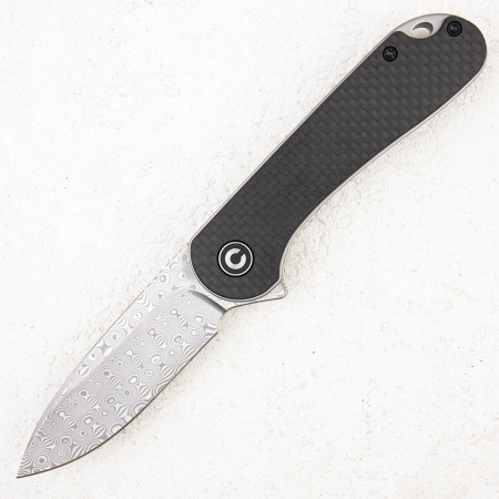 Нож CIVIVI Elementum, Damascus, G10/Carbon Black, C907DS